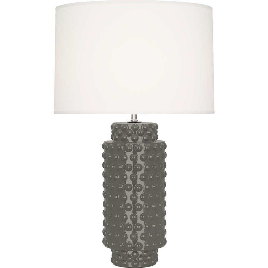 OPEN BOX ITEM: Robert Abbey Dolly 1-Lt Table Lamp, Ash Glazed Ceramic