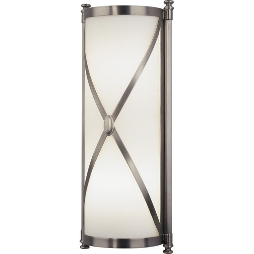 OPEN BOX: Robert Abbey Chase 2 Light Wall Sconce, Dark Antique Nickel - D1986