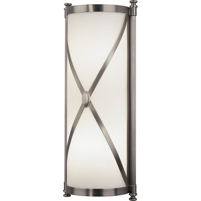 OPEN BOX: Robert Abbey Chase 2 Light Wall Sconce, Dark Antique Nickel - D1986