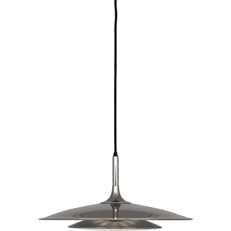 OPEN BOX ITEM: Robert Abbey Axiom 3 Light Pendant, Polished Nickel