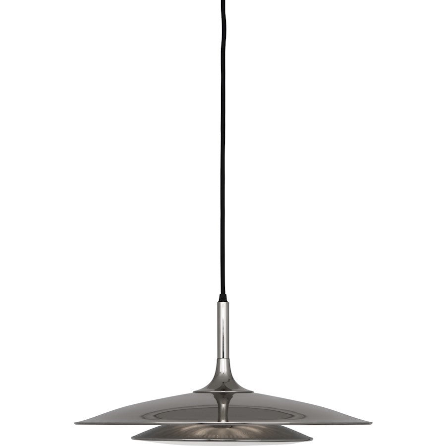 OPEN BOX ITEM: Robert Abbey Axiom 3 Light Pendant, Polished Nickel
