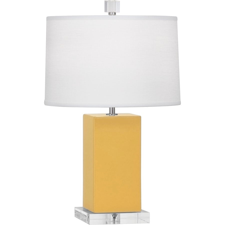 OPEN BOX ITEM: Robert Abbey Harvey 1 Light Accent Lamp, Yellow