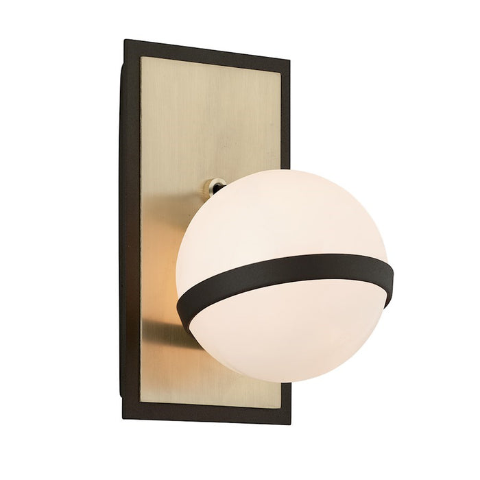 OPEN BOX: Troy Ace 1 Light Wall Sconce, Bronze Brushed Brass - TOB5301-TBZ-BBA