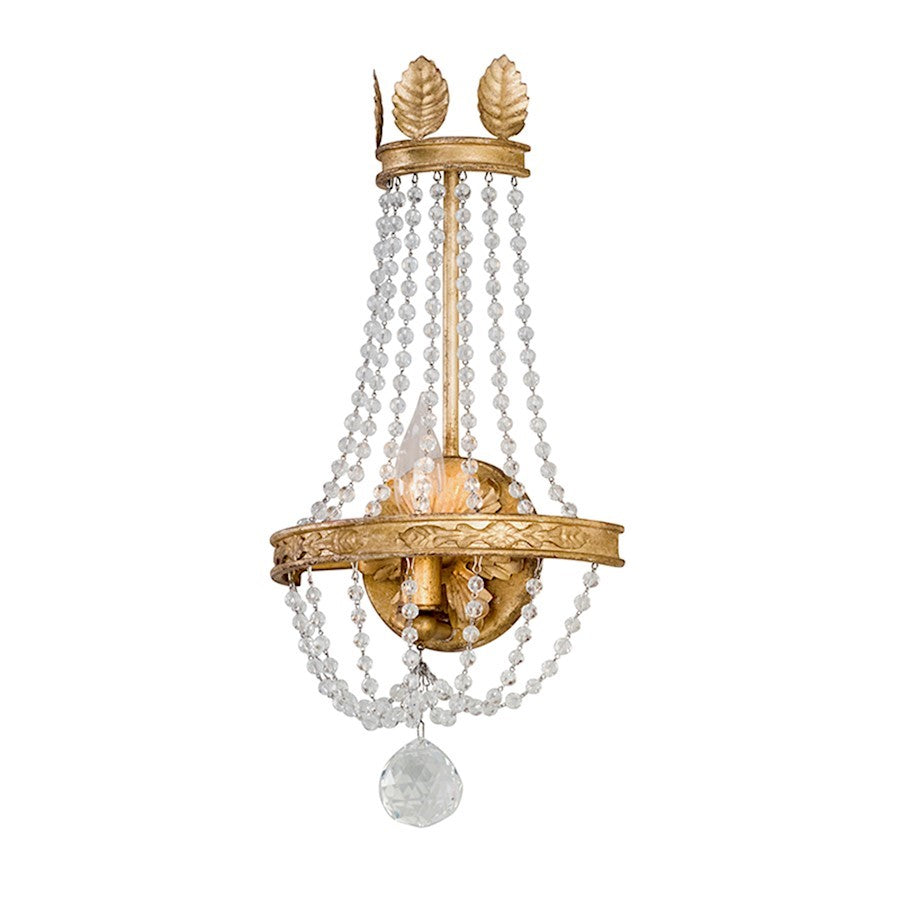 OPEN BOX ITEM: Troy Lighting Viola 1 Light Wall Sconce, Gold