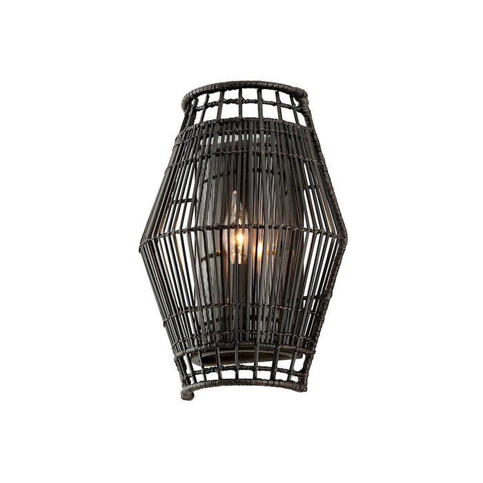 OPEN BOX: Troy Lighting Hunters Point 1 Light Wall Sconce, Espresso - TOB6721