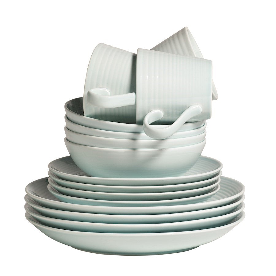 OPEN BOX ITEM: Gordon Ramsay by Royal Doulton Maze Blue 16-Pc Set