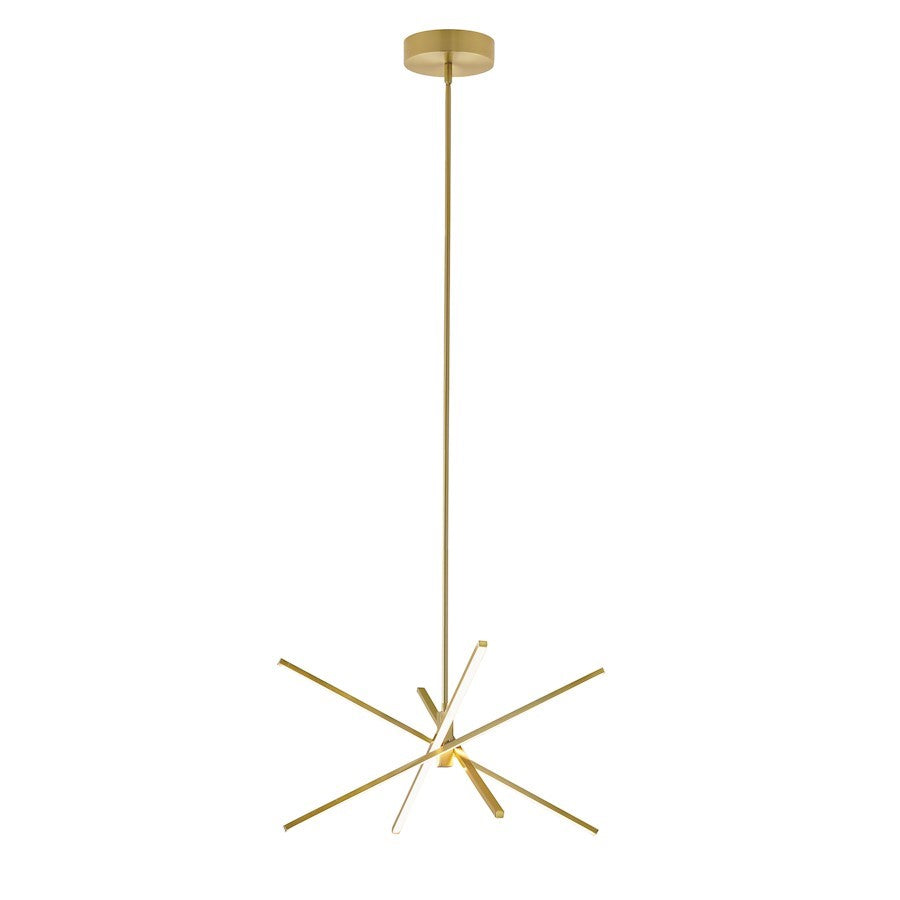 OPEN BOX ITEM: AFX Jaxx Pendant, LED 42W/2400LM/120V, SB/WH