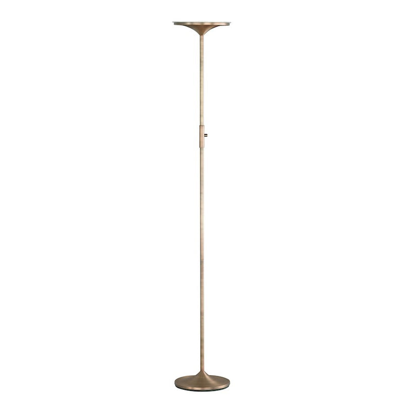 OPEN BOX: Arnsberg Leipzig LED Torchiere, Satin Brass - 429110108