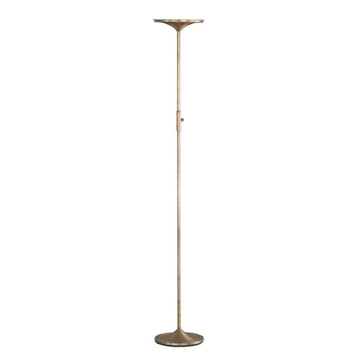OPEN BOX: Arnsberg Leipzig LED Torchiere, Satin Brass - 429110108