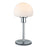 OPEN BOX: Arnsberg Wilhelm LED Table Lamp with Glass, Matte Nickel - 529210107