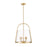OPEN BOX: Z-Lite Archis 5 Light Pendant, Modern Gold/Clear - ZL3041P18-MGLD
