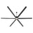 Quorum Zeus 120" Patio Fan, Matte Black