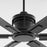 Quorum Zeus 120" Patio Fan, Matte Black