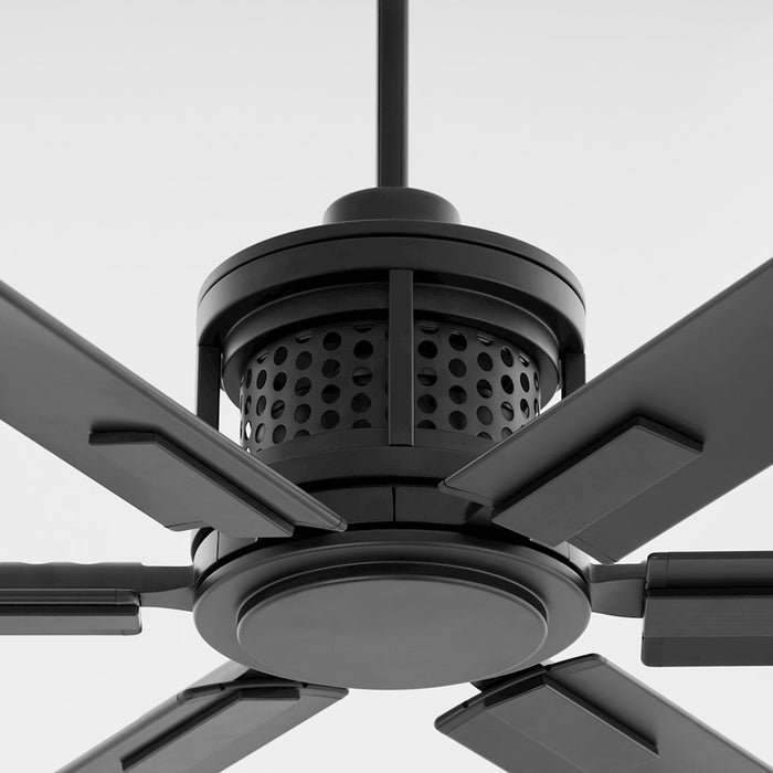 Quorum Zeus 120" Patio Fan, Matte Black