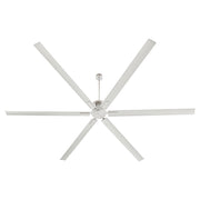 Quorum Zeus 120" Patio Fan, Satin Nickel - 101206-65