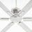 Quorum Zeus 120" Patio Fan, Satin Nickel