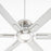 Quorum Zeus 120" Patio Fan, Satin Nickel