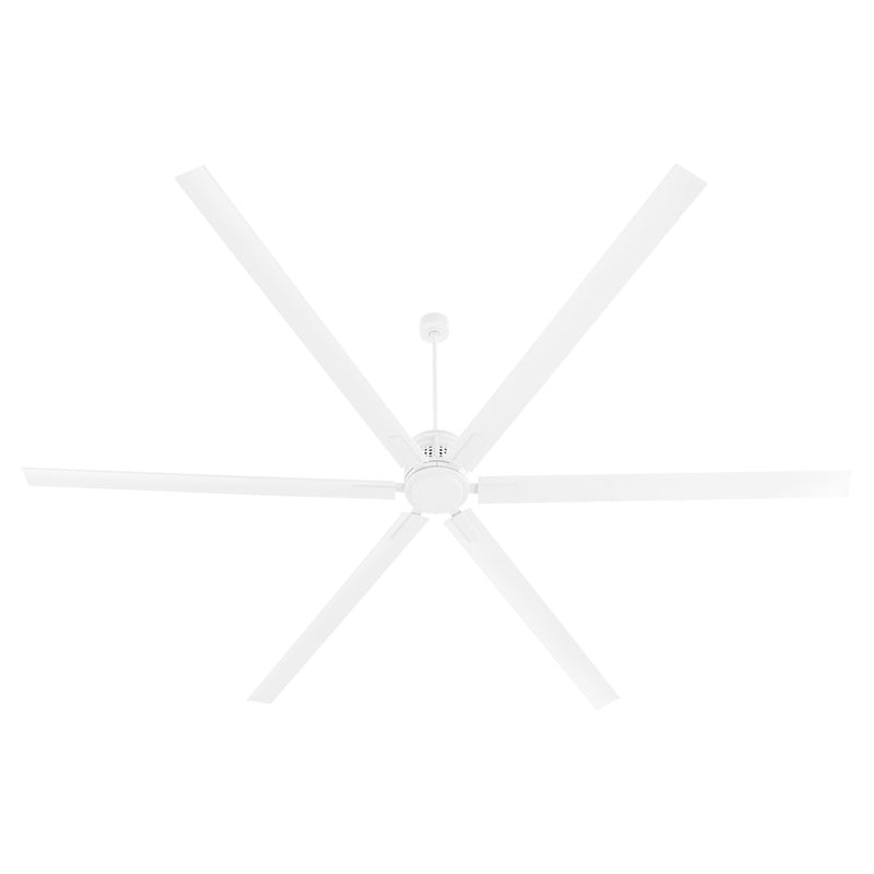 Quorum Zeus 120" Patio Fan, Studio White - 101206-8