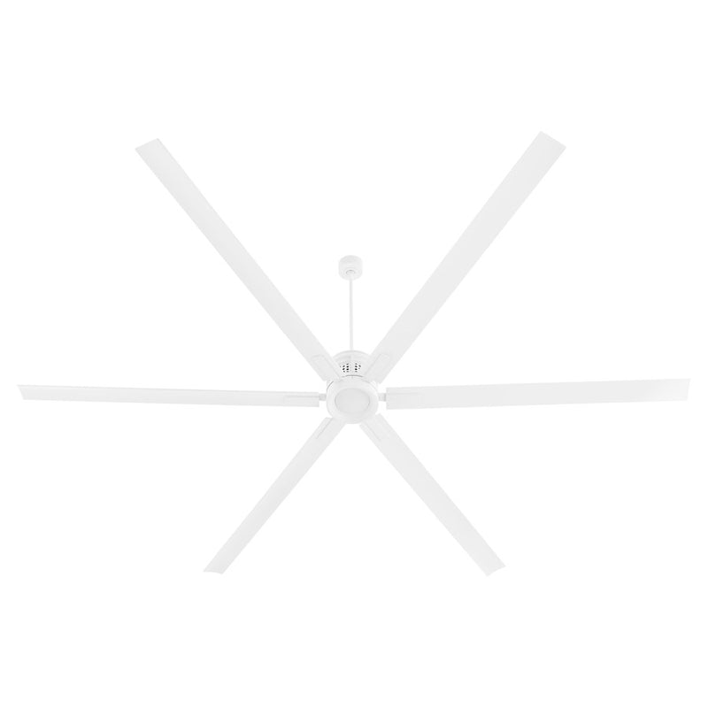 Quorum Zeus 120" Patio Fan, Studio White