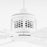 Quorum Zeus 120" Patio Fan, Studio White