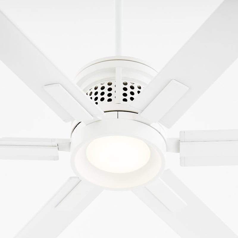 Quorum Zeus 120" Patio Fan, Studio White