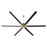 Quorum Zeus 120" Patio Fan, Aged Brass
