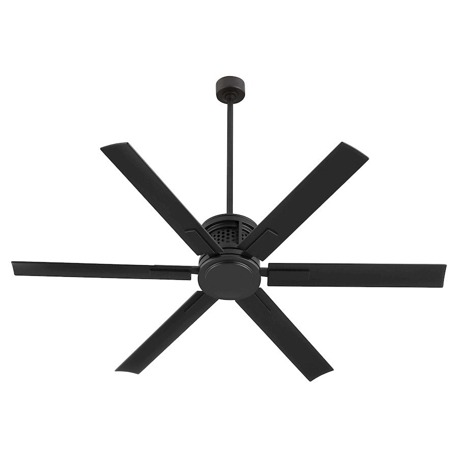 Quorum Zeus 65" Patio Fan, Matte Black - 10656-59