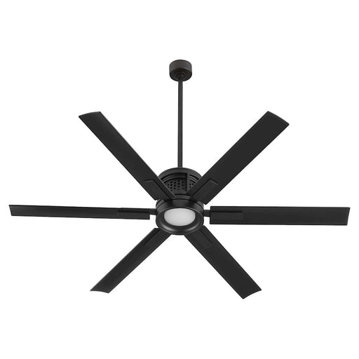 Quorum Zeus 65" Patio Fan, Matte Black