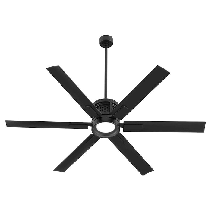 Quorum Zeus 65" Patio Fan, Matte Black