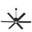 Quorum Zeus 65" Patio Fan, Matte Black