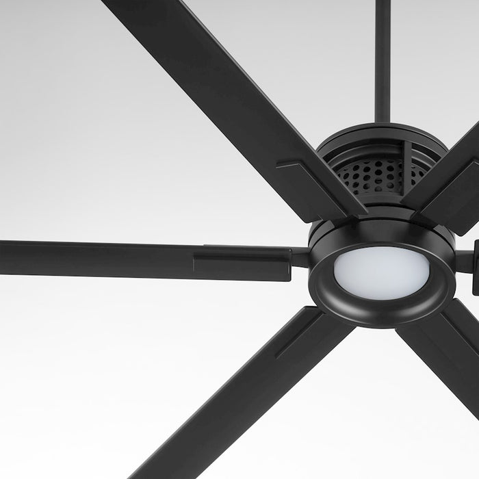 Quorum Zeus 65" Patio Fan, Matte Black