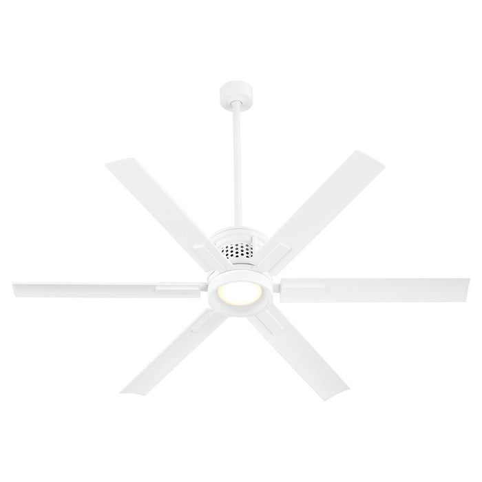 Quorum Zeus 65" Patio Fan, Studio White