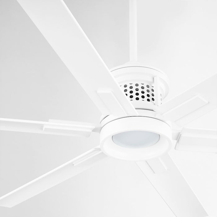 Quorum Zeus 65" Patio Fan, Studio White
