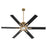 Quorum Zeus 65" Patio Fan, Aged Brass