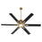 Quorum Zeus 65" Patio Fan, Aged Brass