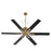 Quorum Zeus 65" Patio Fan, Aged Brass