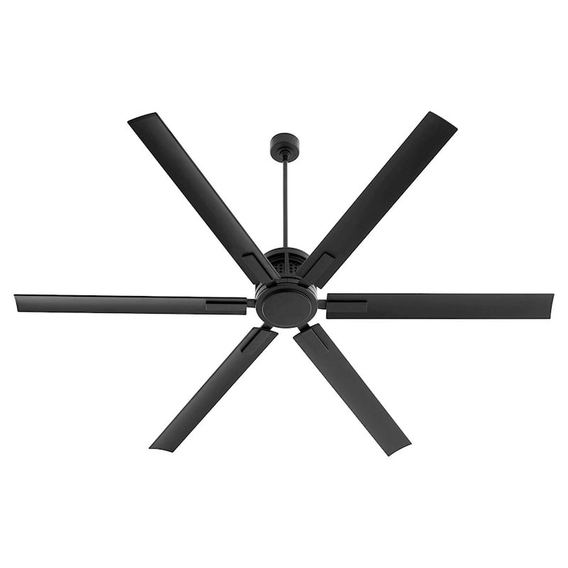 Quorum Zeus 80" Patio Fan, Matte Black - 10806-59