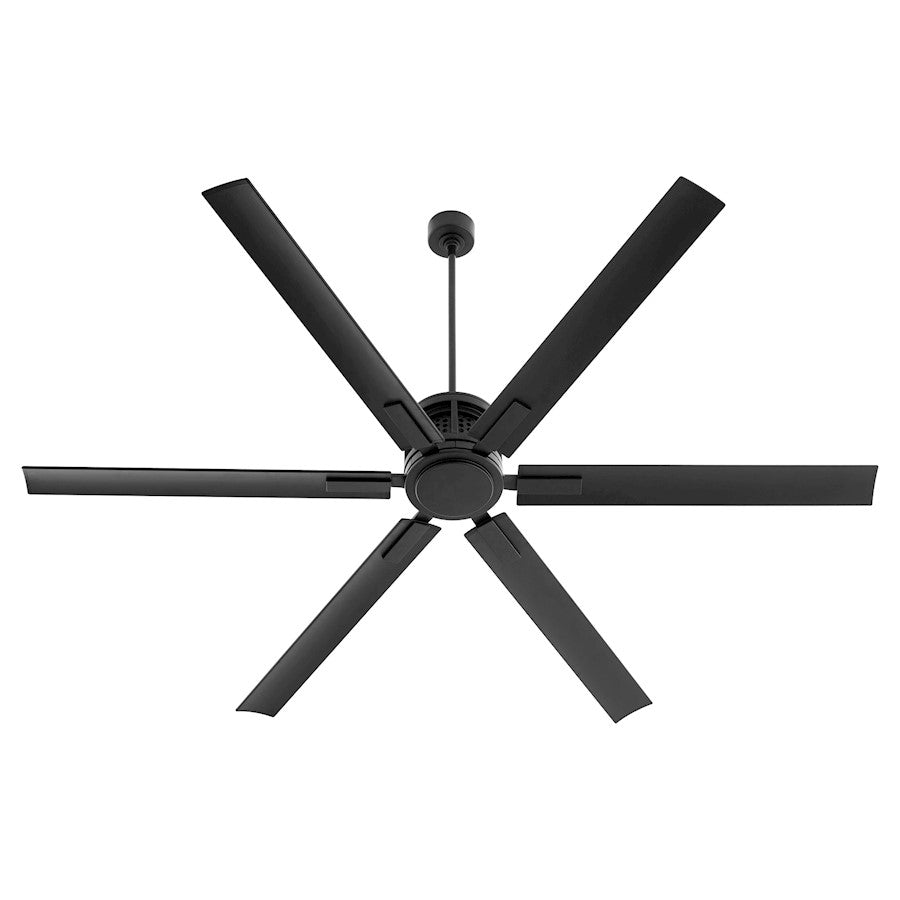 Quorum Zeus 80" Patio Fan, Matte Black - 10806-59