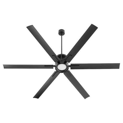 Quorum Zeus 80" Patio Fan, Matte Black