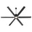 Quorum Zeus 80" Patio Fan, Matte Black