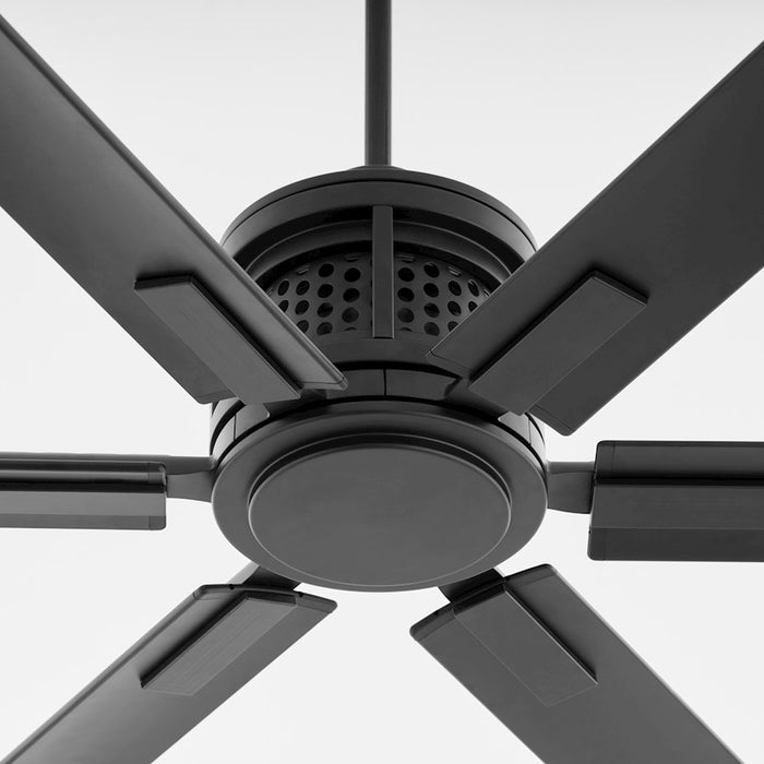 Quorum Zeus 80" Patio Fan, Matte Black