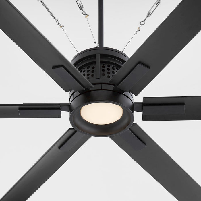 Quorum Zeus 80" Patio Fan, Matte Black