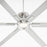 Quorum Zeus 80" Patio Fan, Satin Nickel