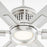 Quorum Zeus 80" Patio Fan, Satin Nickel