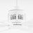 Quorum Zeus 80" Patio Fan, Studio White