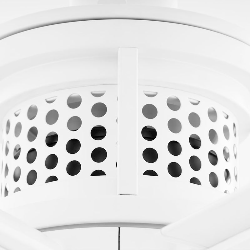 Quorum Zeus 80" Patio Fan, Studio White