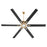 Quorum Zeus 80" Patio Fan, Aged Brass