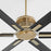 Quorum Zeus 80" Patio Fan, Aged Brass