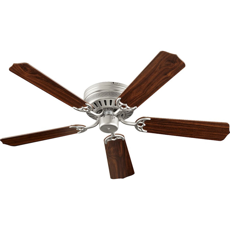 Quorum Custom Hugger Ceiling Fan, Satin Nickel