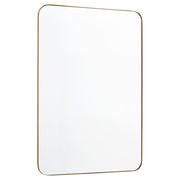Quorum 24X36 Stadium Mirror, Gold - 12-2436-21